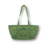 Quilted Shoulder Tote Bag - Made in the USA