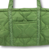 Quilted Shoulder Tote Bag - Made in the USA