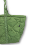 Quilted Shoulder Tote Bag - Made in the USA