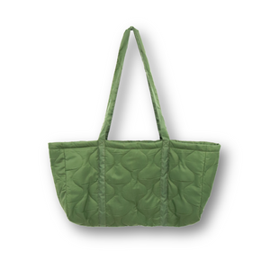 Quilted Shoulder Tote Bag - Made in the USA