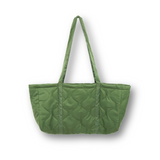 Quilted Shoulder Tote Bag - Made in the USA