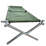 GI Heavy Duty Folding Aluminum Cot— Used