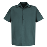 Cotton Wrinkle-Resistant Workshirt W/o Pockets