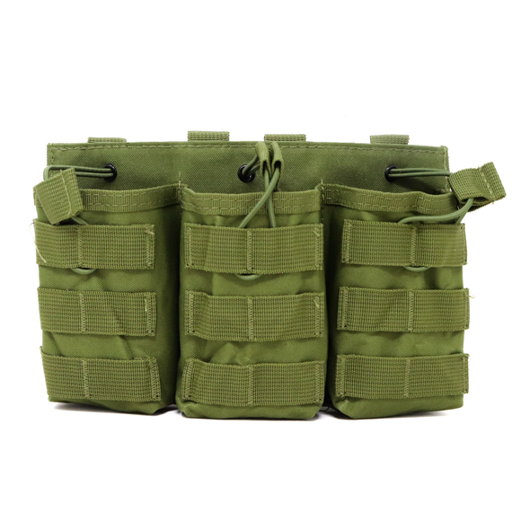 MOLLE Open-Top Triple Magazine Pouch