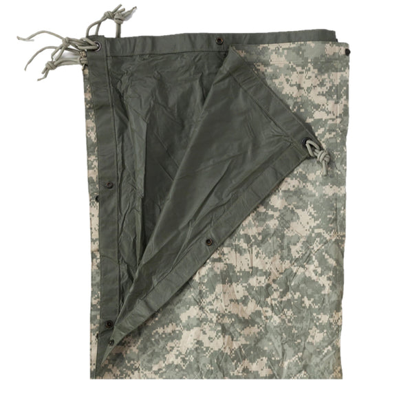 GI Army Reversible Field Tarp ACU— Used