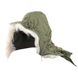 Cold Weather M-51 Fishtail Hood with Fur Ruff