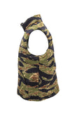 Tiger Stripe Cotton Ripstop Vest With Quilted Lining - Made in the US