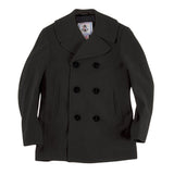 Authentic Wool Blend Peacoat— Black & Oxford Grey