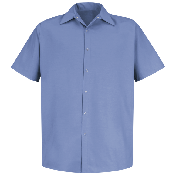 Cotton Wrinkle-Resistant Workshirt W/o Pockets