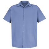 Cotton Wrinkle-Resistant Workshirt W/o Pockets