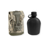 GI 1-Qt Hydration Kit – Black Canteen with ABU MOLLE Utility Pouch