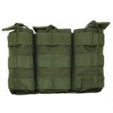 Tactical MOLLE Triple Mag Pouch— Ranger Green