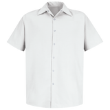 Cotton Wrinkle-Resistant Workshirt W/o Pockets