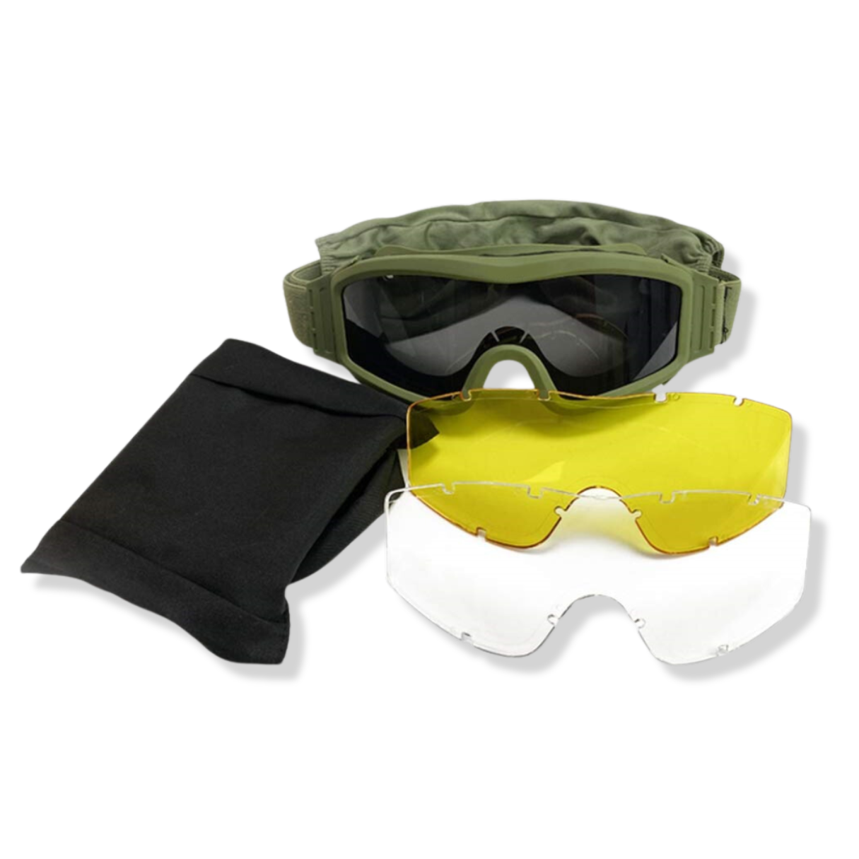 Gi Style Tactical Sun Dust And Wind Goggles Mcguire Army Navy